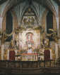KRÓLOWA POMORZA: ołtarz główny, sanktuarium Narodzenia Najświętszej Maryi Panny, Piaseczno; źródło: www.piaseczno.sakralnebudowle.pl