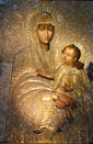 MATKA BOŻA POCIESZENIA: ołtarz boczny z obrazami Matki Bożej Pocieszenia i św. Dominika, kościół Najświętszego Serca Pana Jezusa, Poznań: zasoby własne
