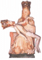 MATKA BOŻA BOLESNA: ołtarz główny, kosciół Wniebowzięcia Najświętszej Maryi Panny, Skrzatusz; źródło: theotokos.ovh.org