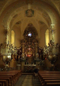 MATKA BOŻA RÓŻAŃCOWA - nawa główna, sanktuarium Najświętszej Maryi Panny Różańcowej, Myszków-Mrzygłód; źródło: www.it-jura.pl