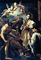 św. ANTONI i CUD MUŁA: ABBIATI Filippo (ok. 1643, Mediolan – 1715, Mediolan), olejny na płótnie, 216×157cm, Arciconfraternita del SS. Sacramento, Museo Diocesano, Mediolan; źródło: www.santiebeati.it