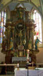 KOŚCIÓŁ św. ANDRZEJA: wnętrze, Heiligenblut; źródło: picasaweb.google.com