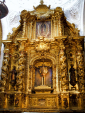 OŁTARZ w KAPLICY św. DOMINIKA del VAL: katedra pw. Objawienia Pańskiego, Saragossa; źródło: commons.wikimedia.org