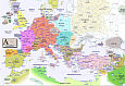 MAPA EUROPY ok. 1000 r.; źródło: www.euratlas.com