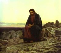 Ivan Kramskoy, Chrystus na pustyni, 1872, olejny na płótnie, Tretyakov Gallery, Moskwa