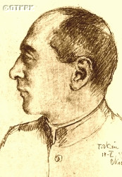 BOGDANOWICZ-ROSZKO Adam Henry - Edward Okuń, 18.05.1934, study in pencil, source: www.wiki.ormianie.pl, own collection; CLICK TO ZOOM AND DISPLAY INFO