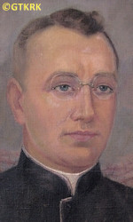 BRZUSKI Henry - 1947, portrait based on a photograph, fragm.; source: thanks to Professor Dr Paul Brzuski's kindness (private correspondence, 17.08.2023), own collection; CLICK TO ZOOM AND DISPLAY INFO