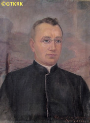 BRZUSKI Henry - 1947, portrait based on a photograph; source: thanks to Professor Dr Paul Brzuski's kindness (private correspondence, 17.08.2023), own collection; CLICK TO ZOOM AND DISPLAY INFO