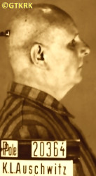 DUCKI Felix (Bro. Symphorian) - c. 03.09.1941, KL Auschwitz, concentration camp's photo; source: Archives of Auschwitz-Birkenau State Museum in Oświęcim (vangelodelgiorno.org), own collection; CLICK TO ZOOM AND DISPLAY INFO