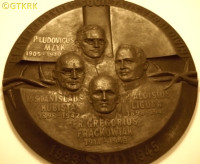 FRĄCKOWIAK Boleslav (Bro. Gregory) - Commemorative medallion, source: www.kostuchna.katowice.opoka.org.pl, own collection; CLICK TO ZOOM AND DISPLAY INFO