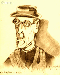 GAJEWICZ Sigismund - Author: Czeslaus Molenda, drawing, 1939, Radogoszcz camp, source: www.lask.pl, own collection; CLICK TO ZOOM AND DISPLAY INFO