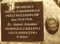 ARASMUS Anthony - Commemorative monument, Kaliski forest, source: picasaweb.google.com, own collection; CLICK TO ZOOM AND DISPLAY INFO