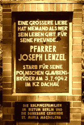 LENZEL Joseph Augustus Maximilian - Monument, 22 Platanenstraße str., Berlin-Niederschönhausen, source: pl.wikipedia.org, own collection; CLICK TO ZOOM AND DISPLAY INFO