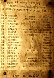 NITSCHMANN Adam Robert - Commemorative plaque, Saviour church, Evangelical Cathedral of the Augsburg Confession, Bielsko-Biała, source: www.miejscapamiecinarodowej.pl, own collection; CLICK TO ZOOM AND DISPLAY INFO