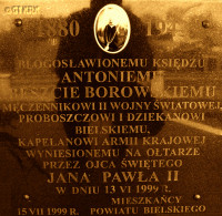 BESZTA-BOROWSKI Anthony - Commemorative plaque, mausoleym, parish church, Nacza, source: groby.radaopwim.gov.pl, own collection; CLICK TO ZOOM AND DISPLAY INFO