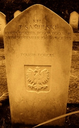 SAMULSKI Thomas - Tomb, Polish quarter, military cemetery, Brookwood, London (England), source: niebieskaeskadra.pl, own collection; CLICK TO ZOOM AND DISPLAY INFO