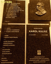 KULISZ Karol - Tablice pamiątkowe, KL Buchenwald (prawd.), źródło: glos.live, zasoby własne; KLIKNIJ by POWIĘKSZYĆ i WYŚWIETLIĆ INFO