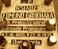 GRUCHAŁA Edmund - Tombstone, Bydgoszcz, source: www.wtg-gniazdo.org, own collection; CLICK TO ZOOM AND DISPLAY INFO