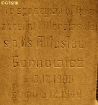 GÓRNOWICZ Miloslav - Tombstone, church cemetery, Exaltation of the Holy Cross church, Cekcyn, source: nieobecni.com.pl, own collection; CLICK TO ZOOM AND DISPLAY INFO