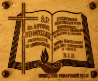 LUDWICZAK Anthony John - Commemorative plaque, Chełmce, source: www.wtg-gniazdo.org, own collection; CLICK TO ZOOM AND DISPLAY INFO