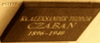 CZABAN Alexander Theodore - Commemorative plague, Victims of Nazi and Stalinist Repressions Mausoleum, bell tower, Birth of the Virgin Mary basilica, Chełm Lubelski, source: wonder175.blogspot.com, own collection; CLICK TO ZOOM AND DISPLAY INFO