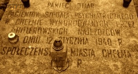PAWŁOWSKI Boleslav - Commemorative plague, Mental Hospital Victims Memorial monument, Chełm Lubelski, source: wikimapia.org, own collection; CLICK TO ZOOM AND DISPLAY INFO