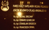 SZABELSKI Edward - Commemorative plaque, St Hedwig the Queen church, Choszczno, source: oflag2b.choszczno.biz, own collection; CLICK TO ZOOM AND DISPLAY INFO