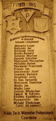 SWINARSKI-PORAJ Nicholas - Commemorative plaque, town hall, Czarnków, source: mpn.poznan.uw.gov.pl, own collection; CLICK TO ZOOM AND DISPLAY INFO
