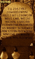 SITKIEWICZ Bronisław - Tablica pamiątkowa, miejsce mordu, las Mestwinowski, k._Czarnocina, źródło: kociewie24.eu, zasoby własne; KLIKNIJ by POWIĘKSZYĆ i WYŚWIETLIĆ INFO