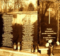 NOWAK Casimir - Monument to the victims of the II World War from Czerwonawieś parish, Czerwonawieś, source: pkrzywin.wokiss.pl, own collection; CLICK TO ZOOM AND DISPLAY INFO