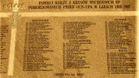 WALCZAK Peter - Commemorative plaque, parish church, Czerwona Woda, source: wegliniec.pl, own collection; CLICK TO ZOOM AND DISPLAY INFO