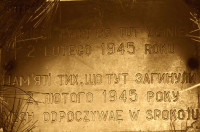 JURASZ Stephen - Plaque at mass grave, cemetery by the ruins of the f. church, Czerwonogród, source: podoleorg.blogspot.com, own collection; CLICK TO ZOOM AND DISPLAY INFO