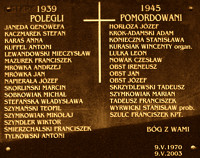 WYRWICKI Stanislav Kostka Theodore - Commemorative plaque, parish church, Dakowy Mokre, source: mpn.poznan.uw.gov.pl, own collection; CLICK TO ZOOM AND DISPLAY INFO
