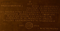 DETKENS Edward - Commemorative plaque, St Anne church, Warsaw, source: own collection; CLICK TO ZOOM AND DISPLAY INFO