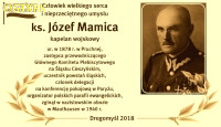 MAMICA Joseph - Commemorative plaque, Drogomyśl, source: cieszynska.luteranie.pl, own collection; CLICK TO ZOOM AND DISPLAY INFO