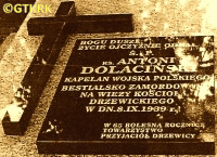 DALECIŃSKI Anthony - Tombstone, parish cemetery, Drzewica, source: www.tpd.drzewica.pl, own collection; CLICK TO ZOOM AND DISPLAY INFO