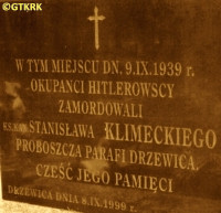 KLIMECKI Stanislav - Commemorative plaque (new version), „Sacharynka” park, Drzewica, source: docplayer.pl, own collection; CLICK TO ZOOM AND DISPLAY INFO