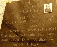 GUZIK Stanislav - Tombstone (cenotaph), parish cemetery, Dźbów, source: commons.wikimedia.org, own collection; CLICK TO ZOOM AND DISPLAY INFO