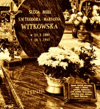 WITKOWSKA Marianne (Sr Mary Theodora) - Tomb, parish cemetery, Dzierzgoń, source: www.elzbietanki.waw.pl, own collection; CLICK TO ZOOM AND DISPLAY INFO