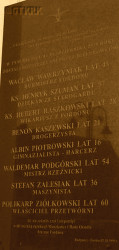 RASZKOWSKI Hubert - Commemorative plaque, St Nicholas parish church, Bydgoszcz-Fordon, source: forum.ioh.pl, own collection; CLICK TO ZOOM AND DISPLAY INFO