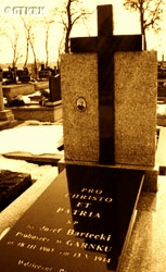 BARTECKI Józef - Nagrobek, cmentarz parafialny, Garnek, źródło: www.gazetacz.com.pl, zasoby własne; KLIKNIJ by POWIĘKSZYĆ i WYŚWIETLIĆ INFO