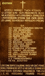 RACKI Ceslav - Commemorative plaque, Sacred Heart of Jesus church, Gdynia, source: www.szkolaslup.zafriko.pl, own collection; CLICK TO ZOOM AND DISPLAY INFO