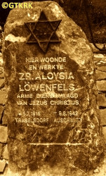 LÖWENFELS Luise (Sr Mary Aloysia) - Commemorative stone, de Geenstraat, Geleen, source: commons.wikimedia.org, own collection; CLICK TO ZOOM AND DISPLAY INFO