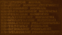 NOWICKI Felician - Commemorative plaque, cathedral, Gniezno; source: thanks to Mr Jerzy Andrzejewski's kindness, own collection; CLICK TO ZOOM AND DISPLAY INFO