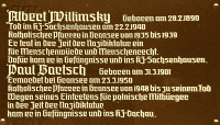 BARTSCH Anthony Paul - Commemorative plaque, Grünstraße str., Gransee, source: commons.wikimedia.org, own collection; CLICK TO ZOOM AND DISPLAY INFO