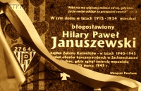 JANUSZEWSKI Paul (Fr Hillary) - Commemorative plague, Gręblin, source: www.sw-stanislaw.pl, own collection; CLICK TO ZOOM AND DISPLAY INFO