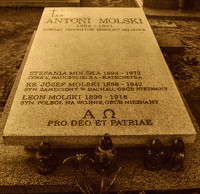 MOLSKI Joseph - Cenotaph, cemetery, Grodzisk Wielkopolski, source: www.polskaniezwykla.pl, own collection; CLICK TO ZOOM AND DISPLAY INFO