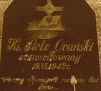 WOJNO-ORAŃSKI Peter - Tomb, church cemetery, Holszany, source: www.flickr.com, own collection; CLICK TO ZOOM AND DISPLAY INFO
