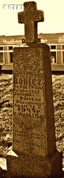 BOBICZ Ildephonsus - Tomb, parish cemetery, Iwie, source: westki.info, own collection; CLICK TO ZOOM AND DISPLAY INFO