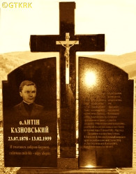 KAZNOWSKI Anthony - Tomb, parish cemetery, Yaremche, source: varianty.lviv.ua, own collection; CLICK TO ZOOM AND DISPLAY INFO